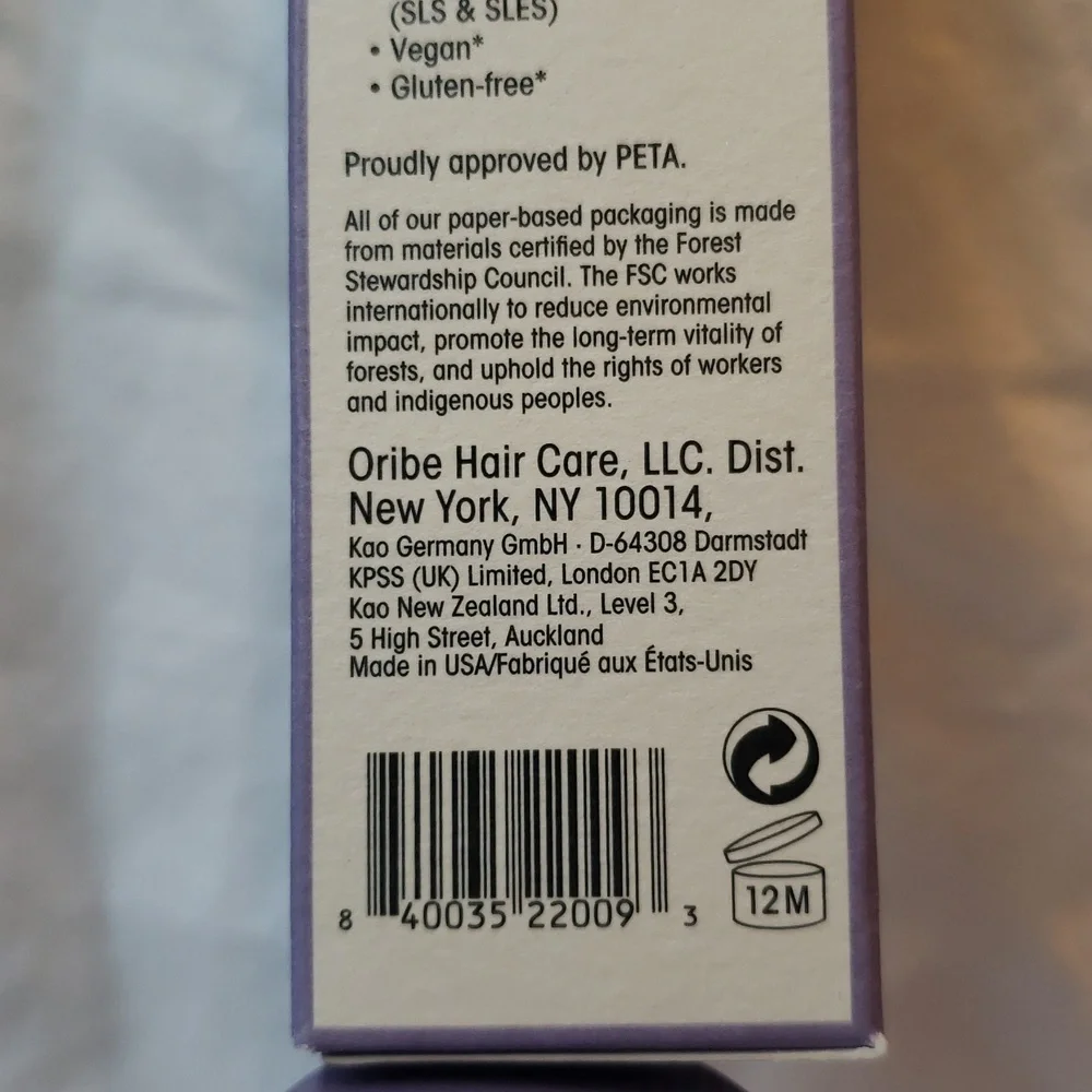 Oribe Serene Scalp Oil Control Dry Shampoo Powder  New.  1.6 oz